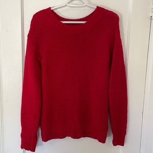 Red Pendleton Sweater